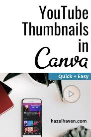 This Video Is All About How To Make Thumbnails For Youtube With Canva Quick Simple And Free Youtube Thumbnail Youtube Editing Video Marketing