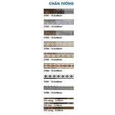 GẠCH VIỀN CHÂN TRƯỜNG 13.5X80CM