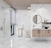 Calacatta White Marble Composite Shower Wall Panel