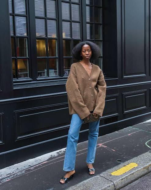 5 Cardigan-and-Jeans Outfits to Copy All Season | Who What Wear