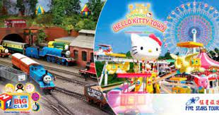 Located on the second and third floors of puteri harbour, little big club is one of the reputed indoor theme parks in malaysia, apt for kids who love to see their favourite tv characters here. Johor Bahru 1 Day Visit To Sanrio Hello Kitty Town Little Big Club Includes 2 Way Coach Travel I Sanrio Hello Kitty Town Sanrio Hello Kitty Coach Travel