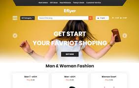Created and designed by google, material design is a design language that combines the classic principles of successful design along with innovation and. Eflyer Free Shopping Html Template Free Html Website Template Too Html