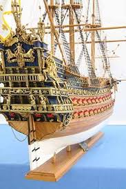 Ship Model French Soleil Royal Of 1669 Close View Of Details Model Sailing Ships Model Ships Sailing Ship Model