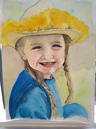 Surprised my friend with a little picture of her little baby. 💚 Craftwork  by Ida Meldgaard