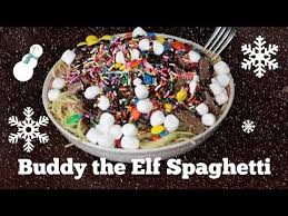 Buddy The Elf S Spaghetti Challenge Youtube Buddy The Elf The Elf Christmas Movie Night