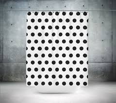 Black And White Polka Dot Shower Curtain Black White Polka Dot Shower Curtain Curtains Shower Curtain Polka Dots