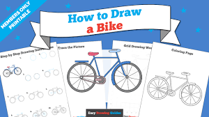 Their handle is different, there's no horizontal bar from right below the handle. How To Draw A Bike Really Easy Drawing Tutorial