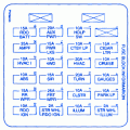 1984 chevy silverado fuse box diagram truck panel forum in. Chevy Caprice 1987 Fuse Box Block Circuit Breaker Diagram Carfusebox