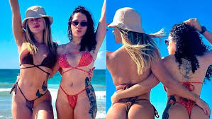 Irmãs que disputam Miss Bumbum gravaram sexo grupal e fazem sucesso