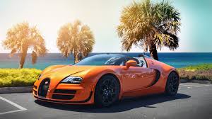 Bugatti Veyron Hypercar Orange Color Bugatti Veyron Bugatti Cars Bugatti