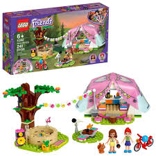 Lego Friends Nature Glamping Building Kit Includes Lego Friends Mia A Mini Doll Tent And A Toy Bicycle 41392 In 2020 Lego Friends Lego Friends Sets Camping Toys