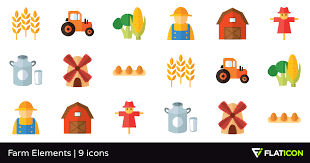 9 Free Vector Icons Of Farm Elements Designed By Freepik Free Icons Vector Free Elements