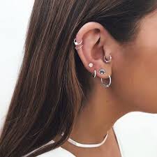 bali hoops san saru earpiercingideas bali hoops san saru ohrpiercing tragus ohr piercings ideen ohrringe piercing