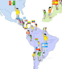 Interesting Graphic Of Paises Hispanos Seems To Have Been Taken From A Larger Graphic Learn Spanish Online How To Speak Spanish Spanish Learning Activities