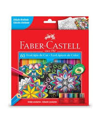 Caixa De Lapis De Cor Faber Castell 50 Cores Pin Em Sonho