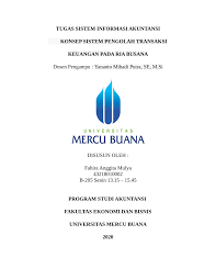 Jun 06, 2021 · kalau realitanya di partai saya melihat kemungkinan terbesar itu mbak puan kalau 'mas' (ganjar) yang dari jateng saya kira paling ya sampai tingkat nanti jadi menteri lah gitu, ya, ungkapnya dalam sebuah diskusi bertajuk peta politik menuju 2024 dan isu politik mutakhir secara daring pada sabtu (5/6/2021). Pdf Tugas Sistem Informasi Akuntansi Konsep Sistem Pengolah Transaksi Keuangan Pada Ria Busana Fahira Anggita Mulya 43218010002
