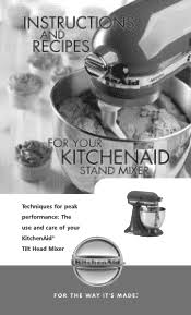 5 qt artisan chrome stand mixer manual
