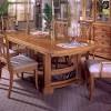 Rare mcm dining table round spider leg extends to 97l harold schwartz romweber. 1