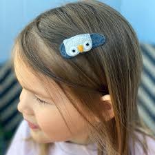 Felt Owl Hair Clip Handcrafted Animal Barrette for Kids Woodland Animal  Gift