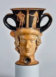 Black-Gloss Kantharos (Drinking Cup) c. 300–275 B.C. Greek, Attic, Ceramic,  9.3 cm (3 11/16 in.) The Cleveland Museum of Art.