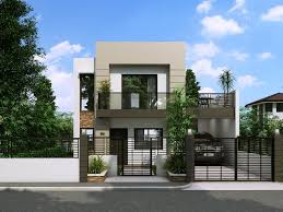 Modern House Design Series Mhd 2014014 Pinoy Eplans Two Story House Design House Design Pictures 2 Storey House Design