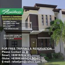 House And Lot For Sale Antel Grand Village Lots For Sale House Cavite