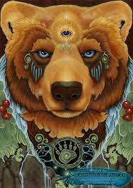 Earthspirit Spirit Animal Art Bear Spirit Animal Bear Art