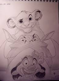 Leer je favoriete disney figuur tekenen met. Simba Pumba Y Timon De El Rey Leonperdon Por La Calidad De La Imagen Deviantart Zeichnungen Disney Zeichnungen Deviantart