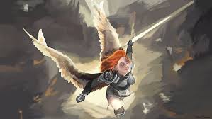 Redhead Angel Digital Hd Wallpaper Wallpaperbetter