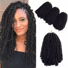 There's no excuse to wear your hair in a top knot or ponytail every day. Kinky Curl Style Synthetic Hair Nubian Twist Hair Spring Twist Crochet Braids Hair Buy Crochet Braids Hair Spring Twist Braids Hair Nubian Twist Hair Product On Alibaba Com
