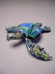 blown glass sea turtle sculpture beach art glass sea glass etsy turtle sculpture beach glass art blown glass art