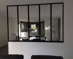 La verriere a chacun son style portes coulissantes modernes. Verriere D Interieur En Fer Metal Acier Ferronnerie Toulouse Hf Metal