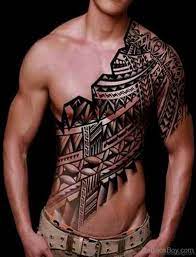 For example, the artist here reimagined a normal bug into a mechanical bug with enormous wings and the result was an awesome wrist tattoo design. 61 Stylish Tribal Tattoos On Chest