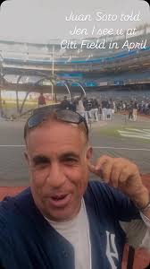 This guy tawkin shit to my wife #Mets #lgm #playball there is a new sheriff  in town Soto u the toast of the town now but I’m still the man in Mr  Positives Neighborhood