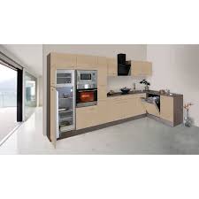 Respekta Winkelkuche Kbl370eycmisgke 370 Cm Cappuccino Eiche York Nachbildung Kaufen Bei Obi