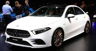 2019 Mercedes A Class Sedan Fits A Whole Lot Of Style Into Its Compact Shape Carscoops Mercedes A Class New Mercedes A Class Mercedes Sedan