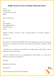 This is a sample template letter to your creditors requesting that they accept reduced payments for a specified period of time. Sample Name Change Request Letter Template