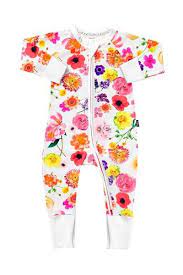 Bonds Zip Wondersuit Dropped Floral Size 12 18 Months Last Size The Baby Clothes Online Baby Girl Pajamas Baby Girl Outfits Newborn