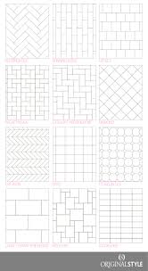 An accent wall is an easy way to add color, texture, and design to your bathroom. Your Guide To Tile Pattern Layouts Tile Layout Tile Patterns Tile Layout Patterns