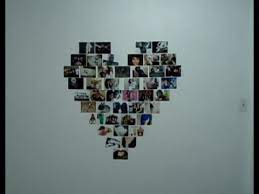 Cuando quieras corregir la deformación del. Diy Collage En Forma De Corazon Youtube