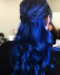 Mixed Black And Blue Braids I M Living For This New Blue Hair Color By Makeupmonsterscosmetics Blue Hair Dye With A Little Bit Of Bla In 2020 Mixing Hair Color Cool Braid Hairstyles Blue Hair