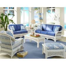 Spice Islands Regatta Sofa In 2021 White Wicker Furniture Wicker Living Room Furniture Living Room Sets Furniture