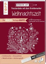 Passende vorlagen für jede bewerbung: Maxi Vorlagenmappe Fensterdeko Mit Dem Kreidemarker Weihnachtszeit Inkl Von Ursula Schwab Portofrei Bei Bucher De Bestellen