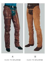 Western Riding Chaps Leather Suede Barnstable Riding Usa