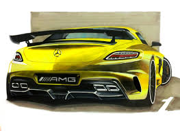 Mercedes drawing wallpapers and images wallpapers pictures photos. Mercedes Benz Sls Amg Black Series Andres Gimeno Design Draw To Drive