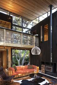 New Zealand Beach House Covered By A Canopy Of Pohutukawa Trees Home Interior Design Interior Architecture Design House Interior