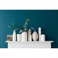 Bleu Petrole Kleurrijke Kamers Woonkamer Schilderijen Woonkamer Blauw