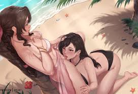 final fantasy vii, final fantasy vii remake, square enix, aerith  gainsborough, tifa lockhart - R34 Vault