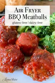 Air Fryer Bbq Meatballs Gluten Free Recipe Tasty Meatballs Bbq Meatballs Recipes