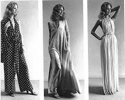 Couture treasures from the chicago history museum. Halston Seventies Dress Vintage Street Fashion Fashion